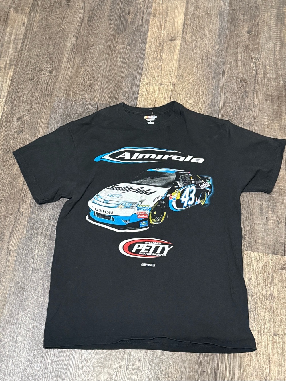 Aric Almirola #43 Smithfield NASCAR Double-Sided Graphic T-Shirt